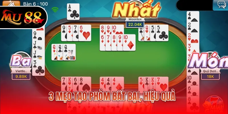3 mẹo tạo phỏm bất bại, hiệu quả