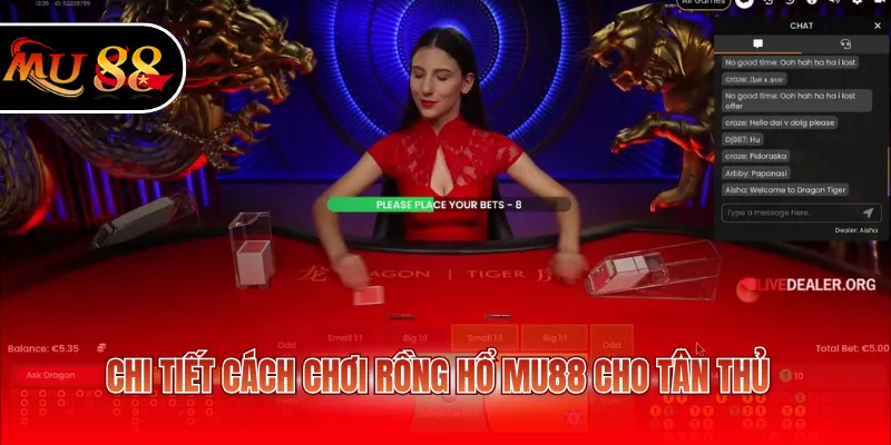 Chi tiết cách chơi Rồng Hổ MU88 cho tân thủ