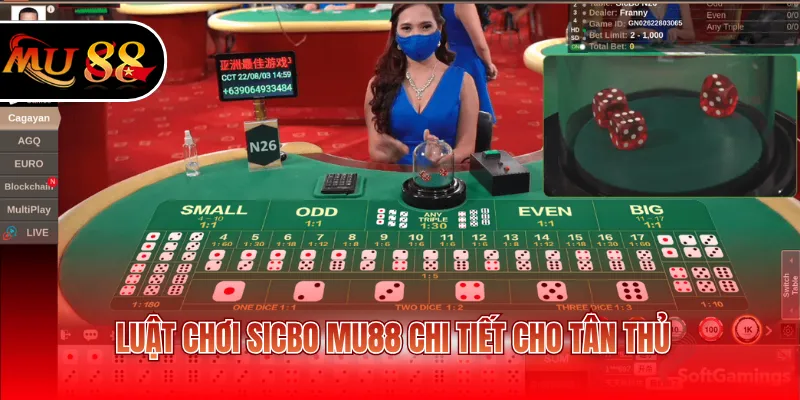 Luật chơi Sicbo MU88 chi tiết cho tân thủ